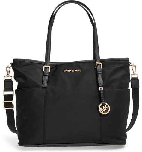 michael kors black jet set diaper bag|Michael Kors diaper bag outlet.